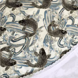 Fish pattern Shikibuton Futon Mattress